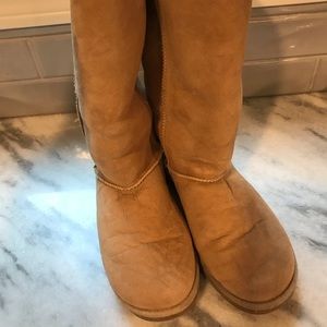 Ugg tall sand color boots size 8